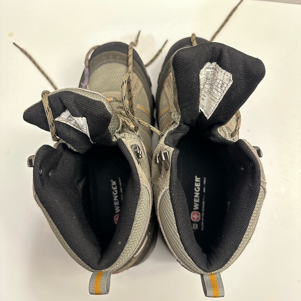 Wenger Swiss Army Anchorage Mid Vibram Sole Hiking Boots MS6104.16 Size US 9.5 - Picture 6 of 14